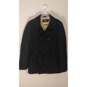 *sold*J Crew Bayswater Peacoat Black A-22 Military